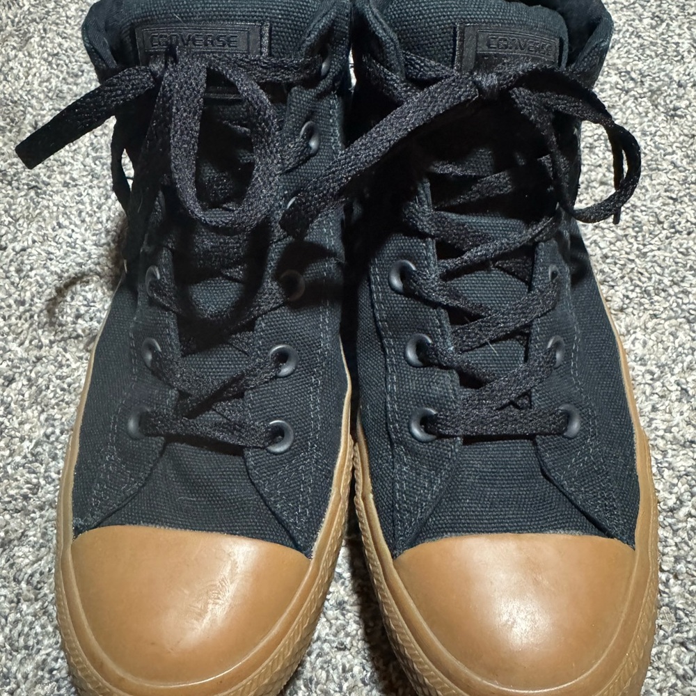 Unisex High Top Black Converse M 10.5 - Picture 5 of 10